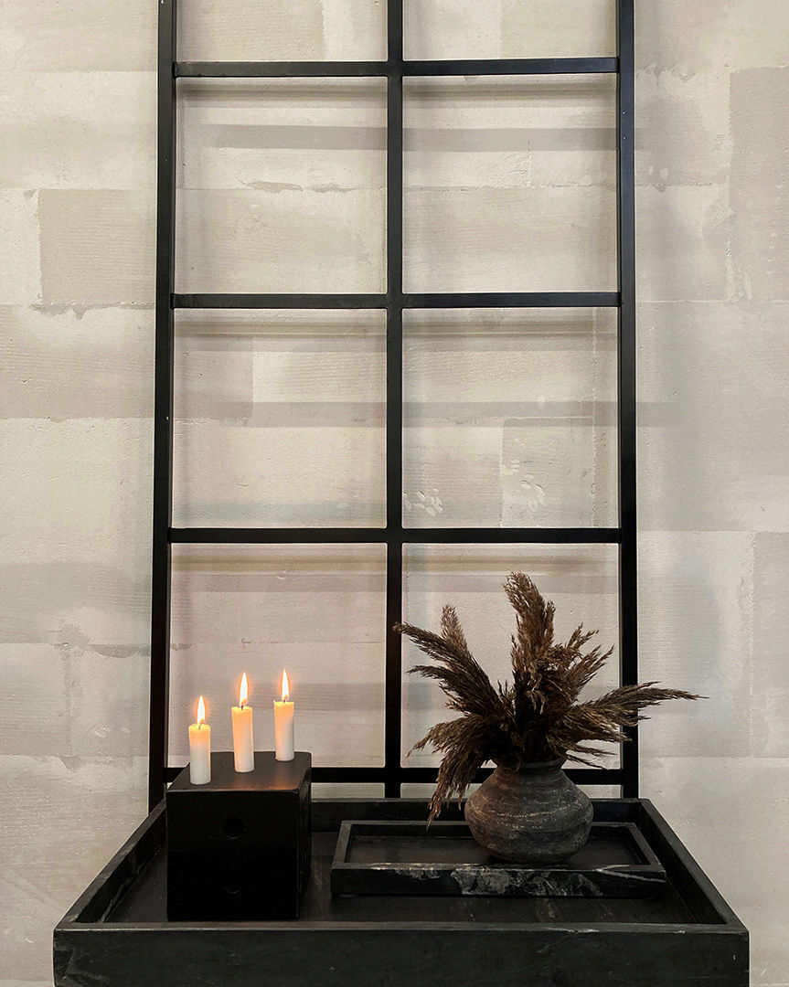 Trademark Living New York skillevæg med glas - høj