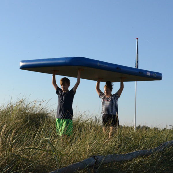 Global Airtrack Play 150x400 cm sort/grå