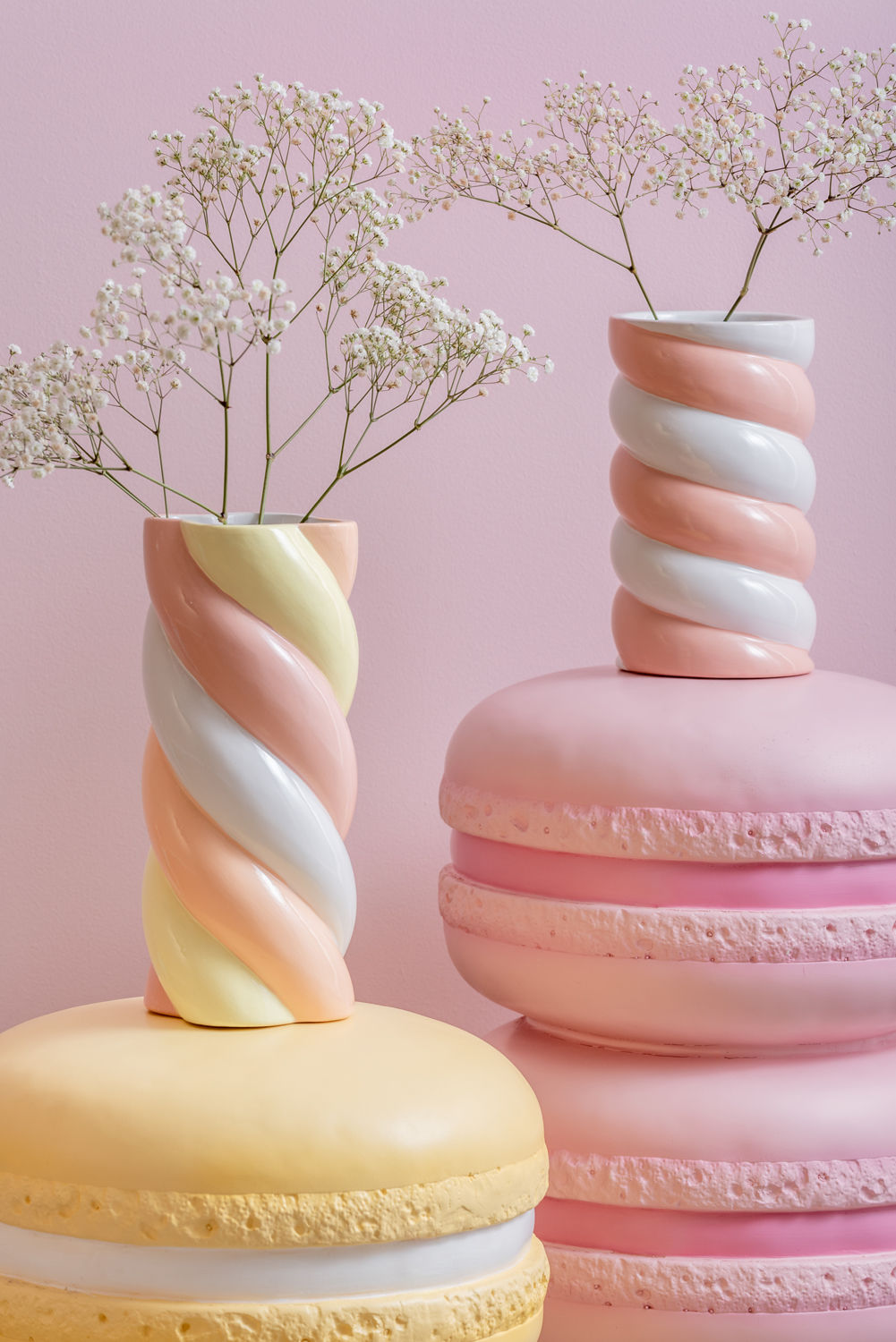 Present Time Vase Marshmallow medium multi farve