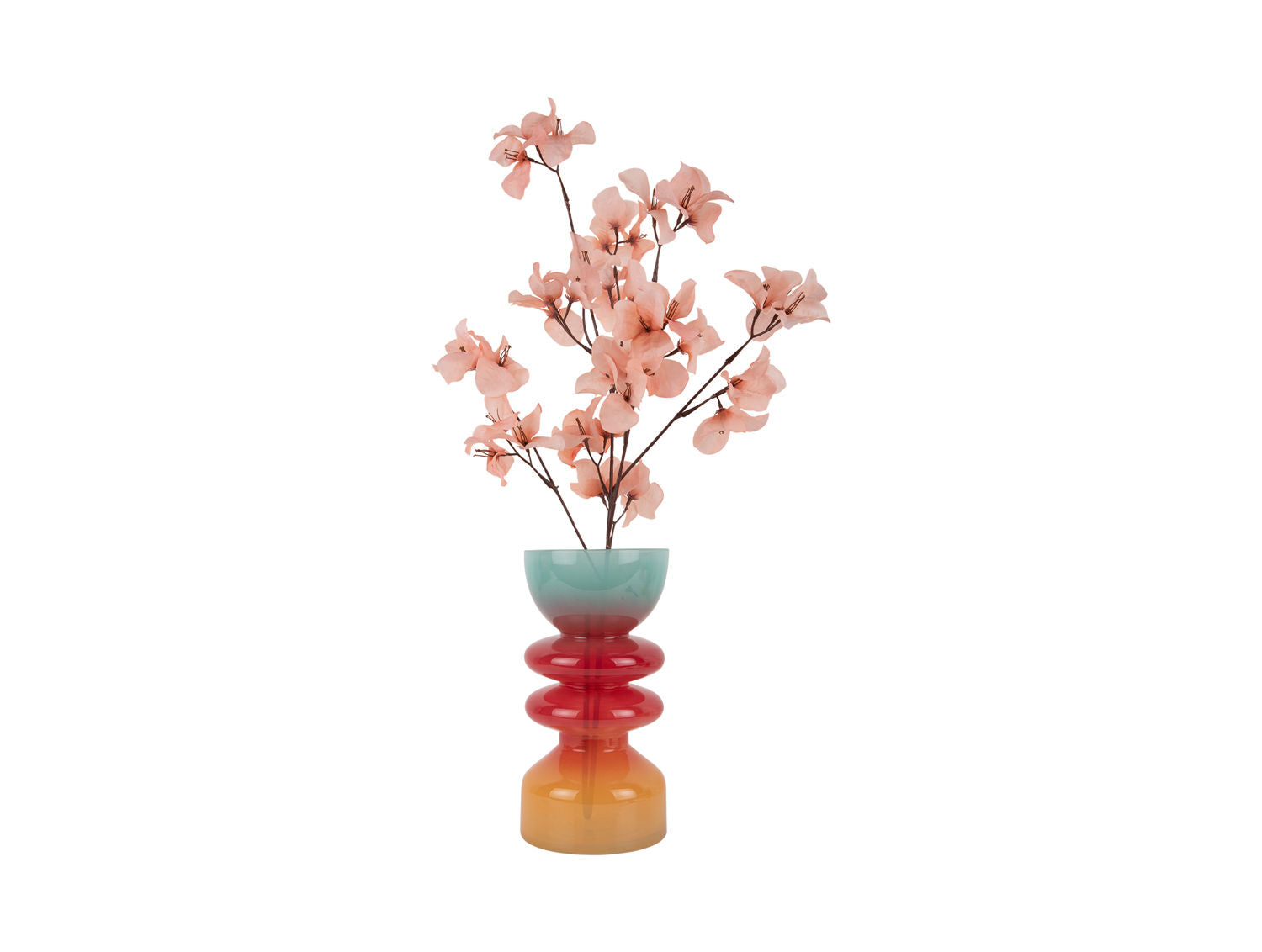 Present Time Vase Summer Vibes glas stor multifarve