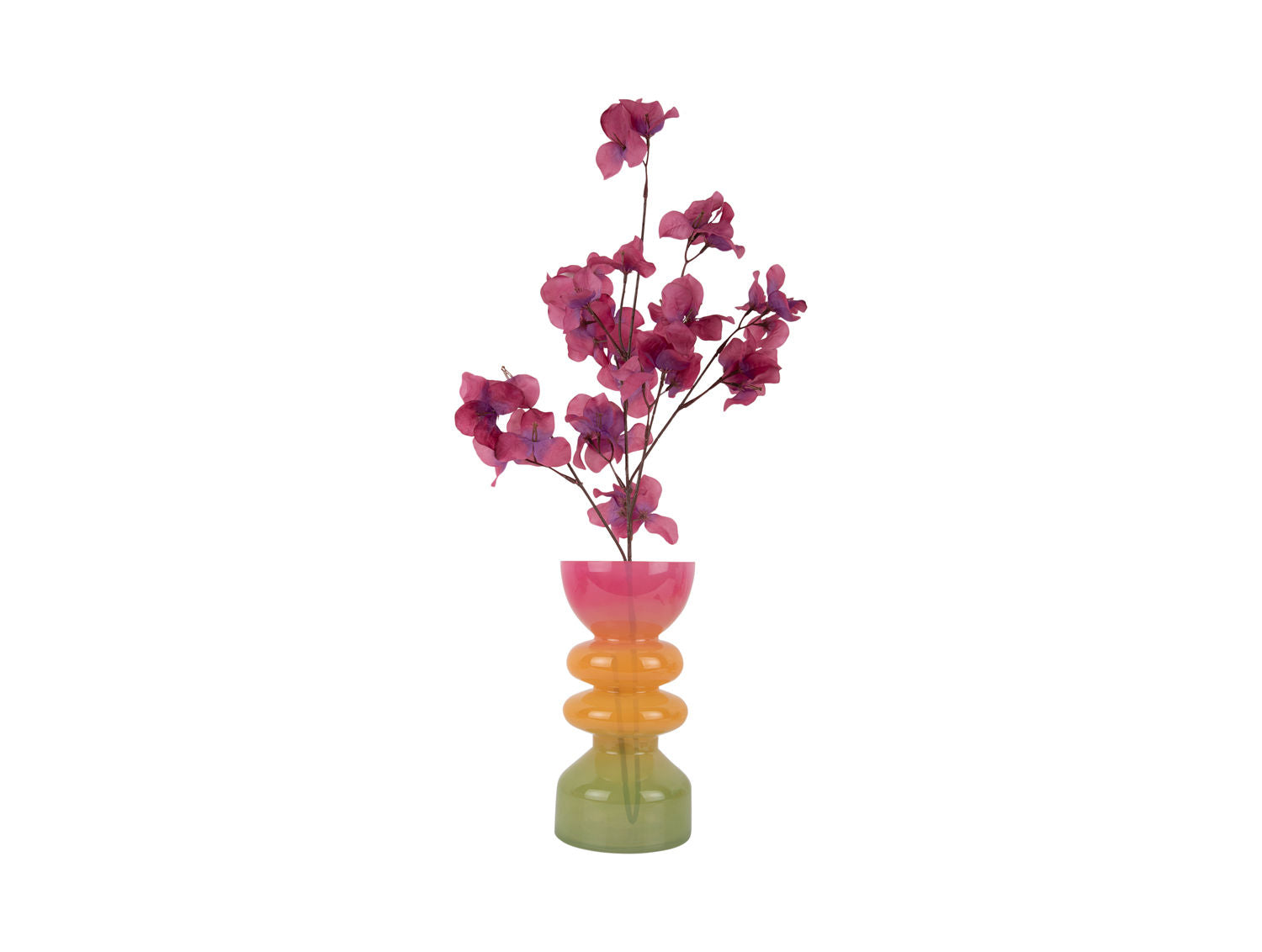 Present Time Vase Funky Vibes glas stor multifarve