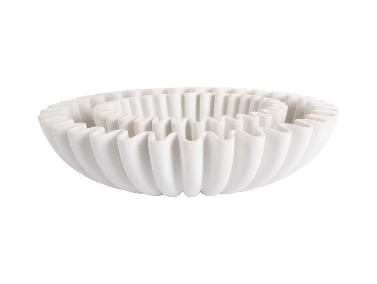 Present Time Bowl Wave stor hvid