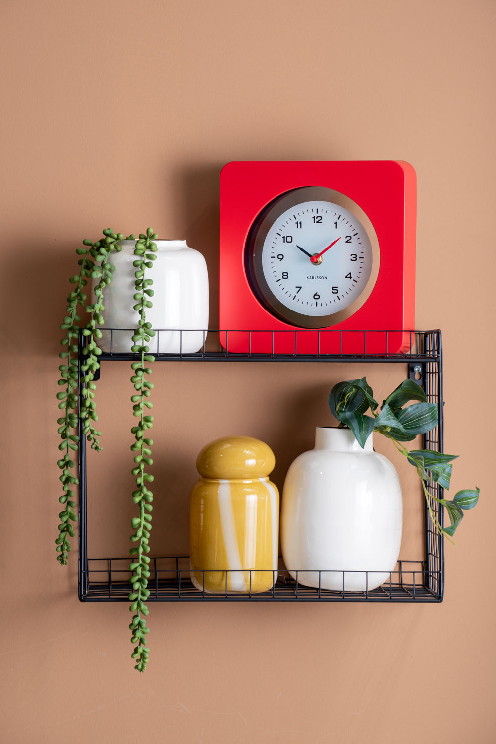 Present Time Vase Dulce Raya lille okkergul