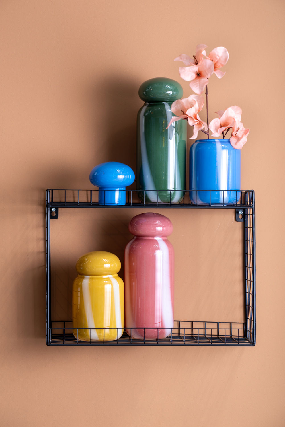 Present Time Vase Dulce Raya rose tan