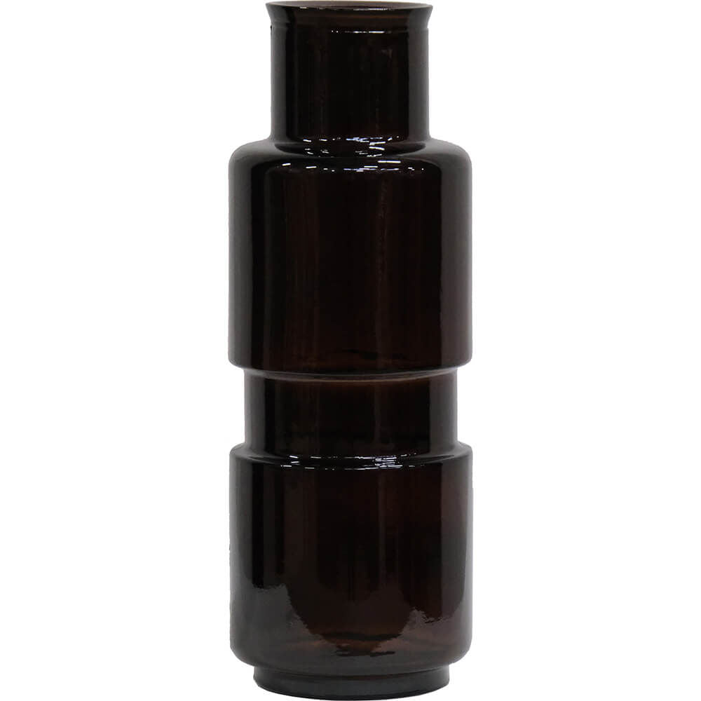 Trademark Living Clooney glasvase - chokolade