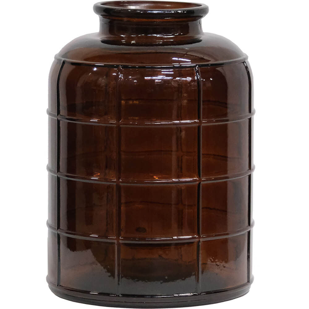 Trademark Living Steve glasvase - chokolade