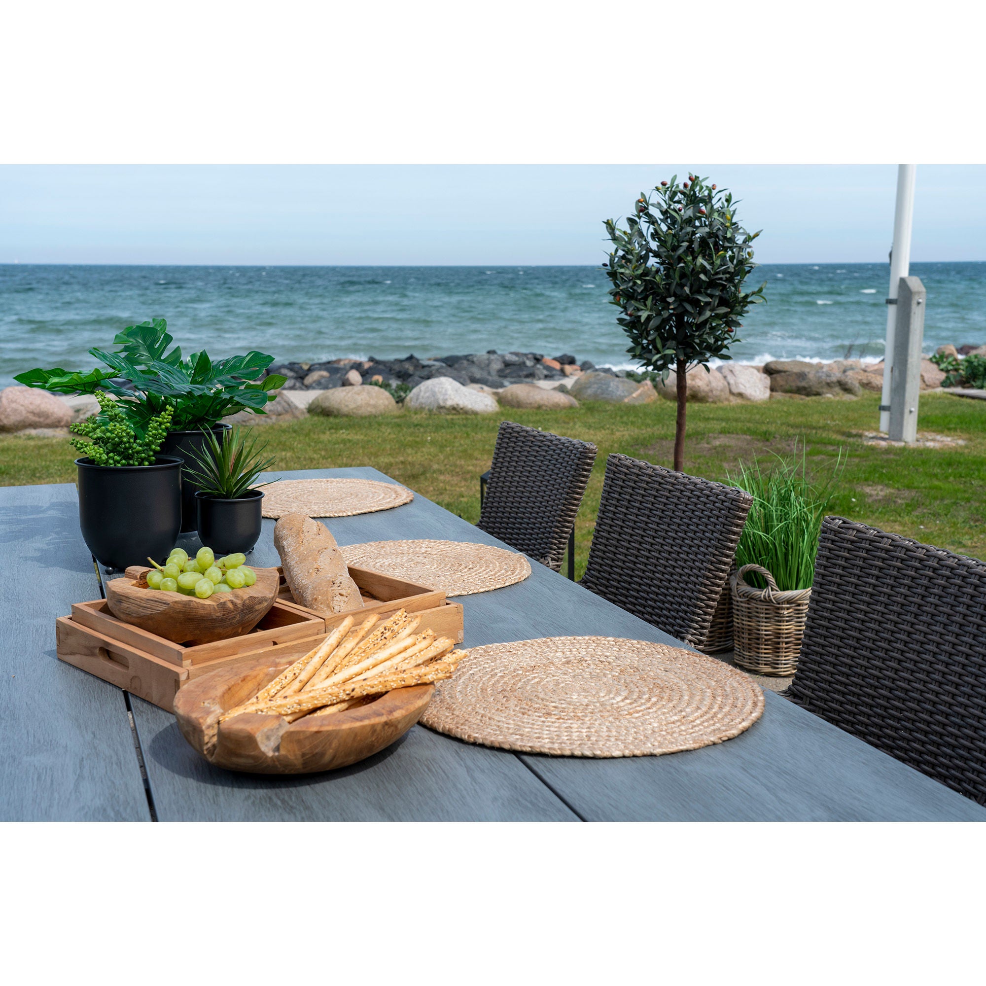 House Nordic Rio Teak Skål