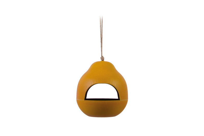 PT LIVING Bird feeder Capullo ochre yellow