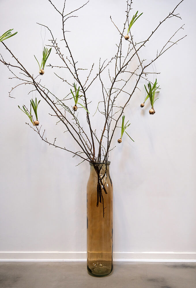 Trademark Living Lawrence gulvvase -røgfarvet