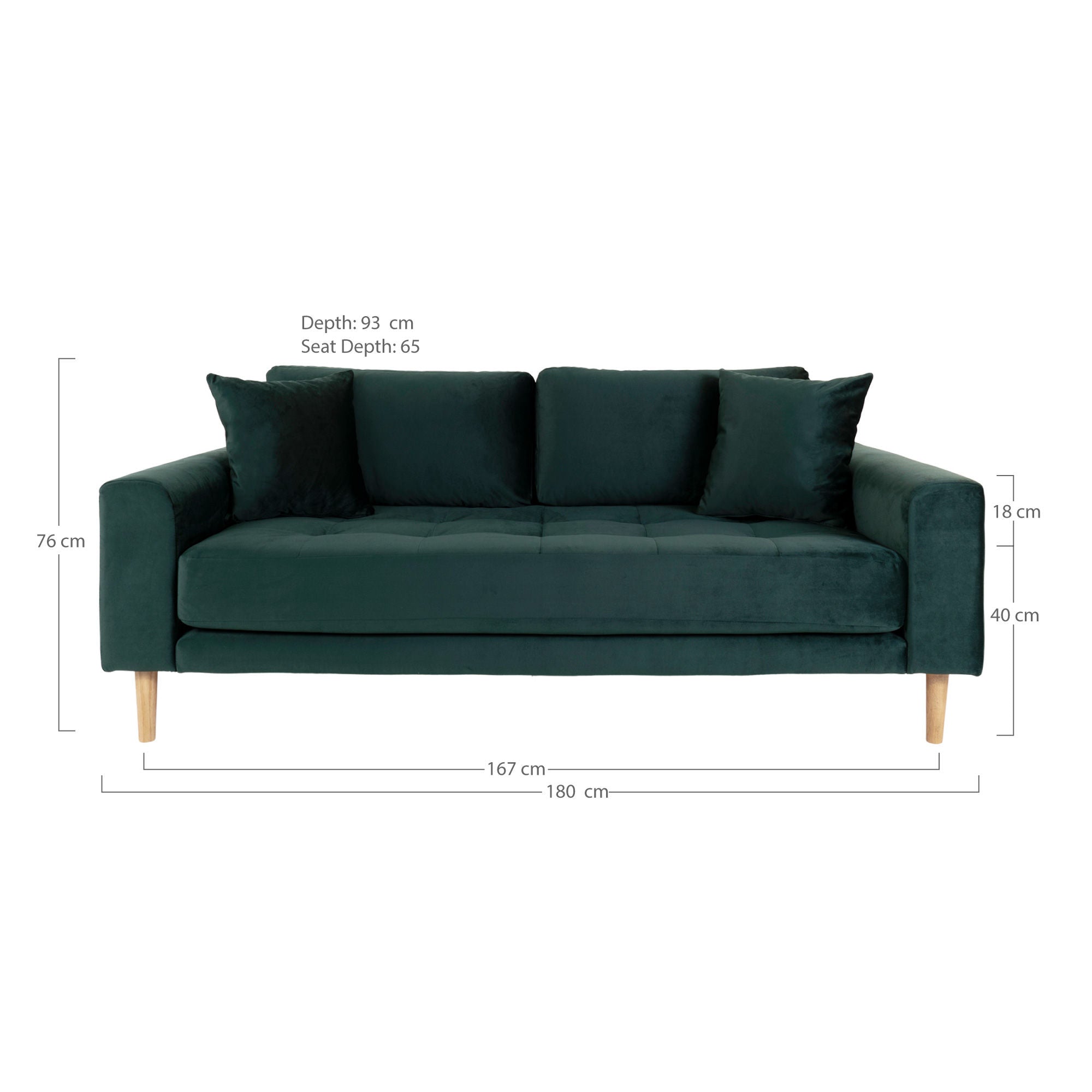 House Nordic Lido 2,5 Personers Sofa