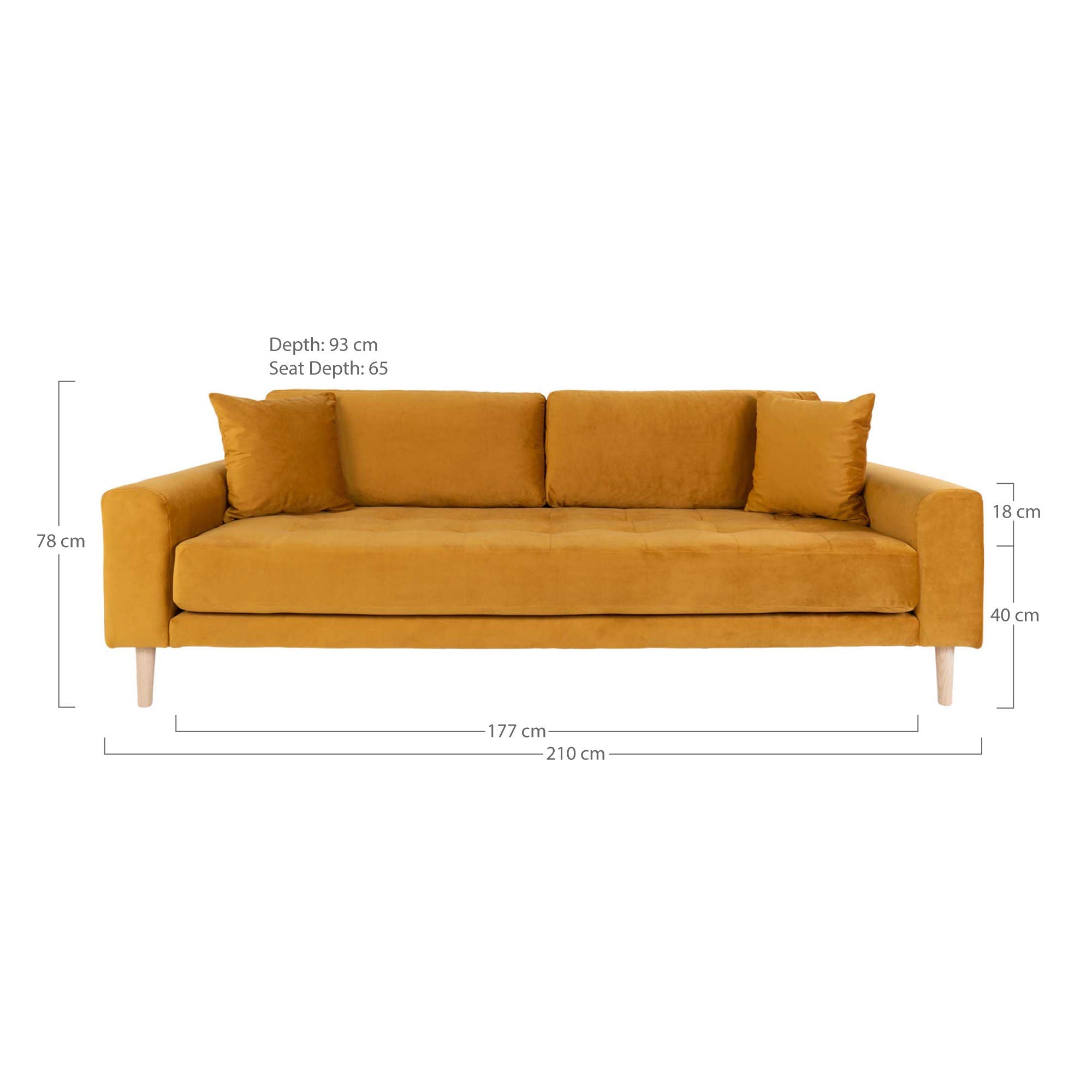House Nordic Lido 3 Personers Sofa