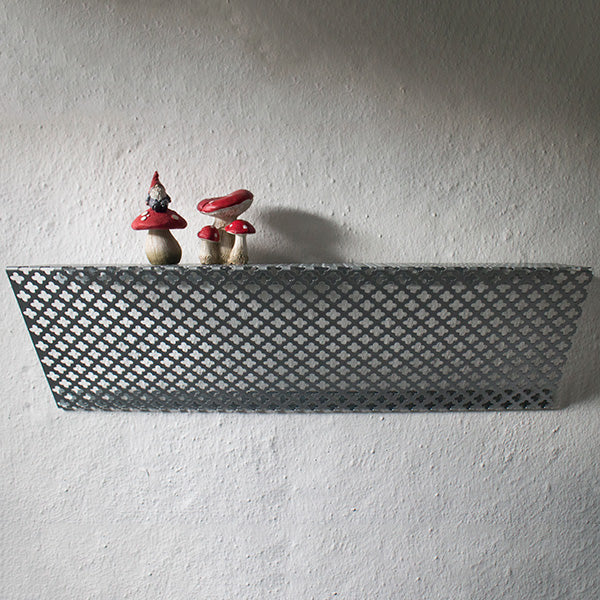 Hylde skrå stål kløverblad 49 cm