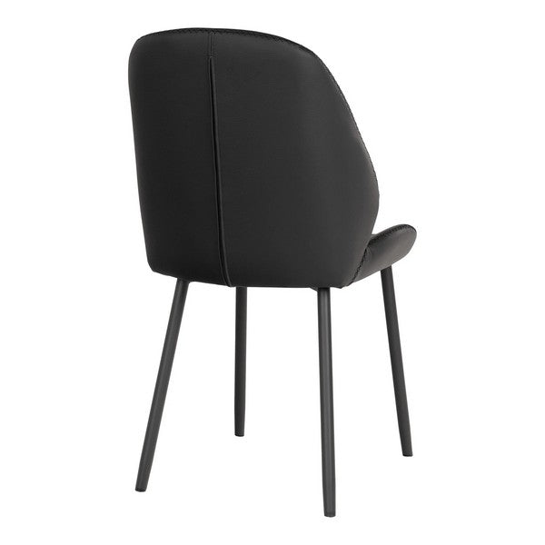 Monte Carlo sort med sorte ben 91x47x46 cm 2 stk.