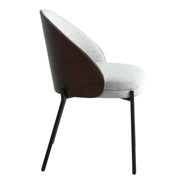 Canelas lysegrå med sorte ben 74x55x42,5 cm