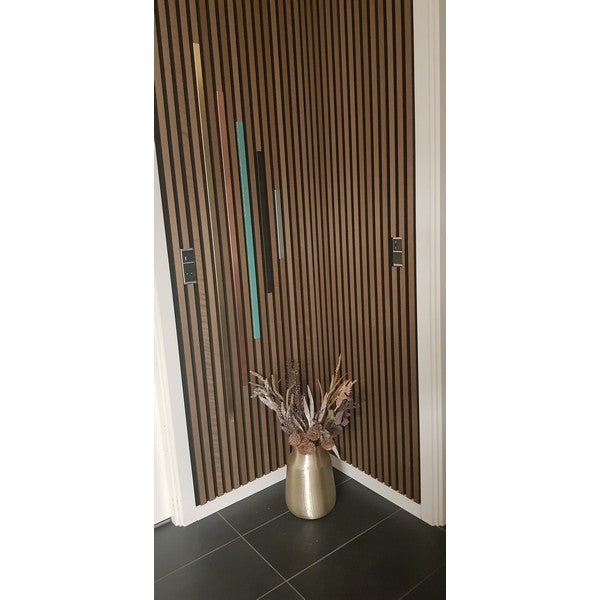 Lines til 25mm akustikpanel Forpatineret kobber 90 cm