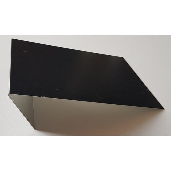 Sneglehegn 200 sort alu 0,6x60x200x1000 mm