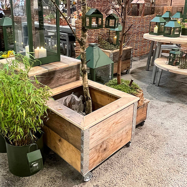 Kasse Mega Quadro 2 Lag m/hjul (smal topramme)