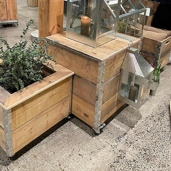 Kasse Mega Quadro 3 Lag m/hjul (smal topramme)