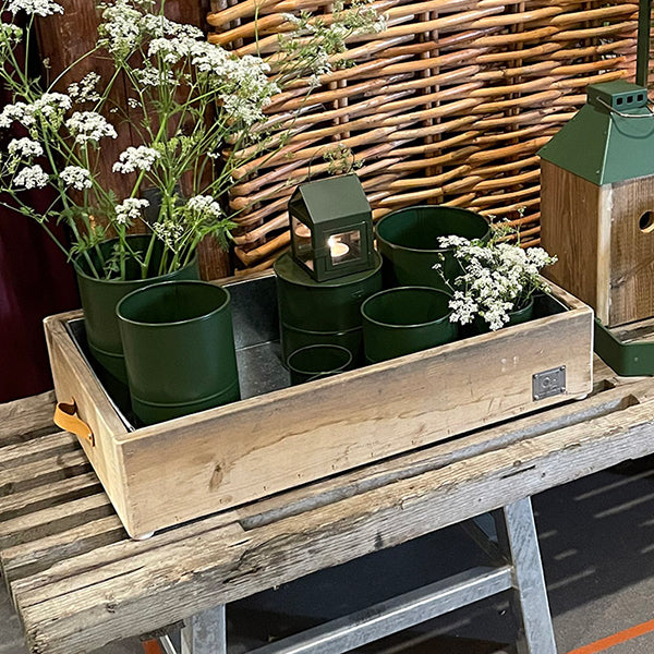 Træramme til rektangulær plantebakke 61x35,5x12,5 cm