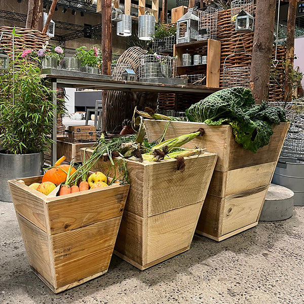 Plante Trug Quadro sæt m/3 størrelser