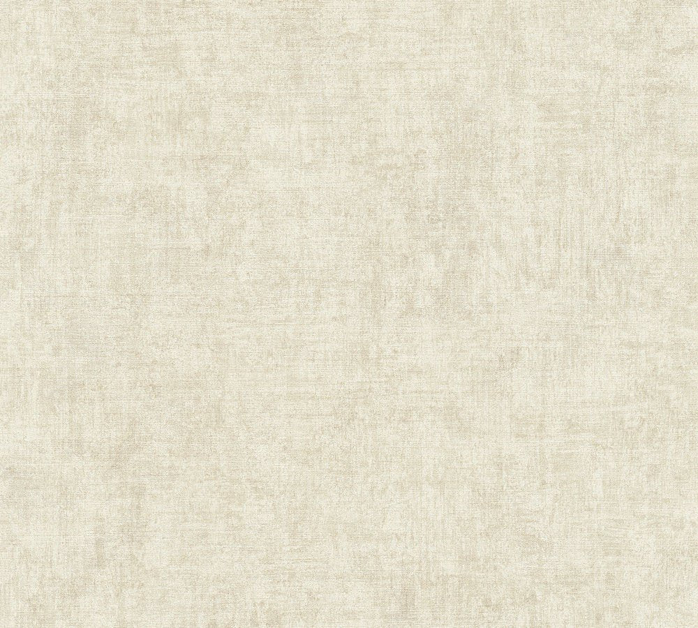 Tapet ensfarvet beige/brun 0,53x10,05 meter