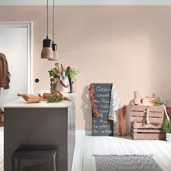 Tapet rosa vifte 0,53x10,05 cm