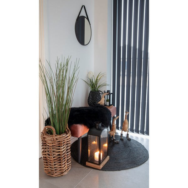 Lammeskind sort 50x85 cm