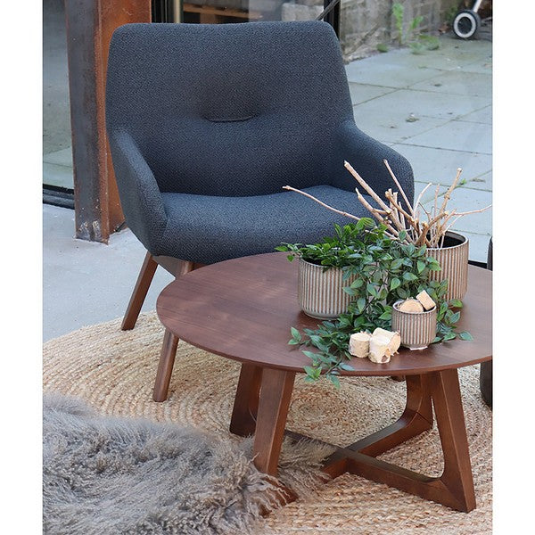 Bombay Tæppe i flettet jute, natur, Ø150 cm