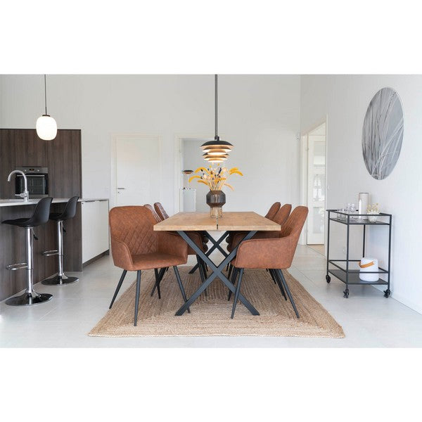 Bombay Tæppe i flettet jute, natur, 180x240 cm