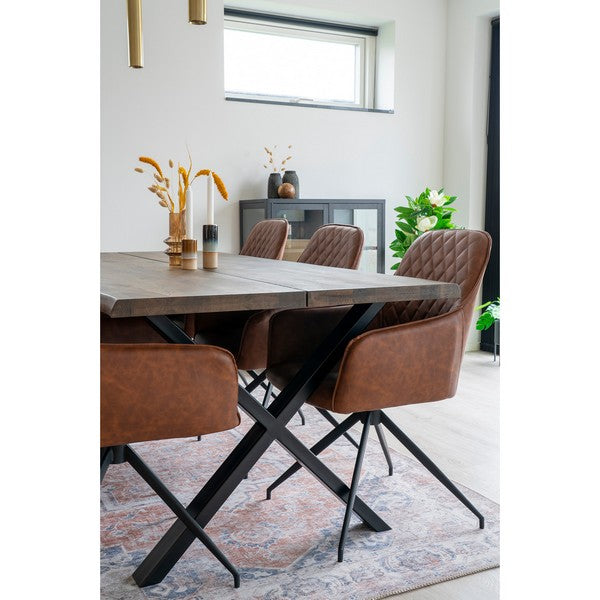 Havana Tæppe orange/blå, 160x230 cm