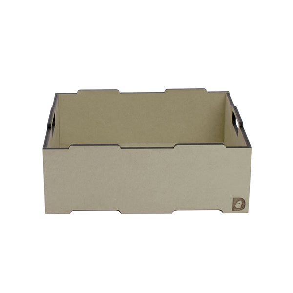 Stor Lena stabelkasse Khaki 40x30x15 cm