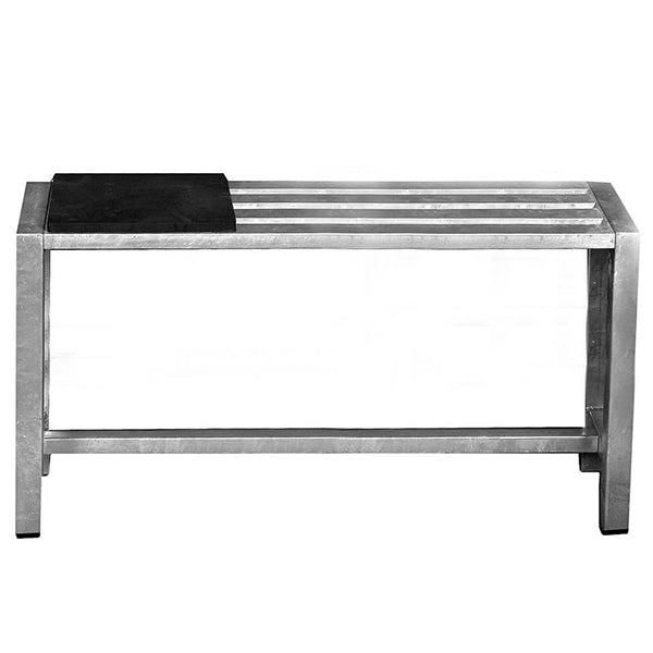 Galvaniseret Høj Havebænk 115 - 1 Sektion (Ben: 6x6 cm)