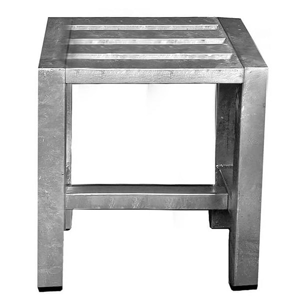 Galvaniseret Havebænk 35 - 1 Sektion (Ben: 6x6 cm)