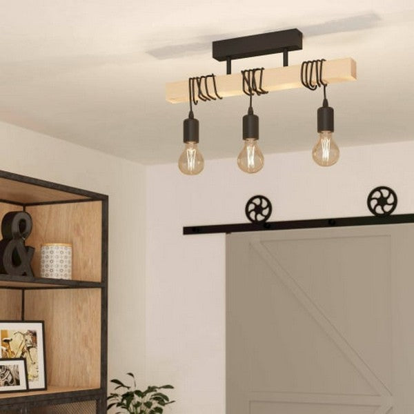 Townshend 1 loftlampe langbord 3L sort/eg