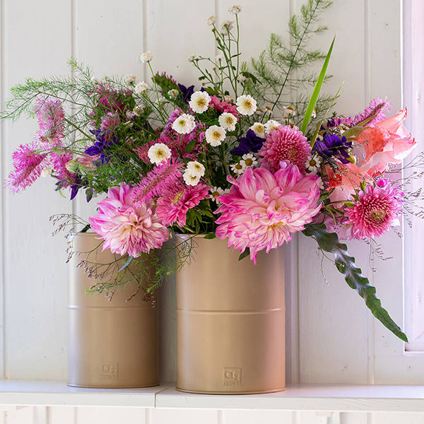 Hasselnød Vase sæt m/2 stk