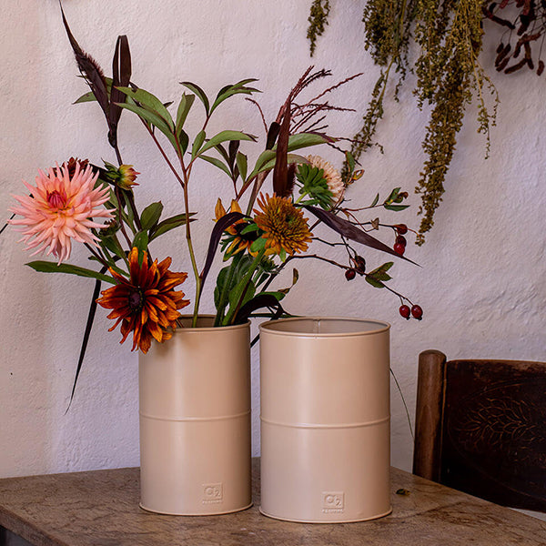 Hasselnød Vase sæt m/2 stk