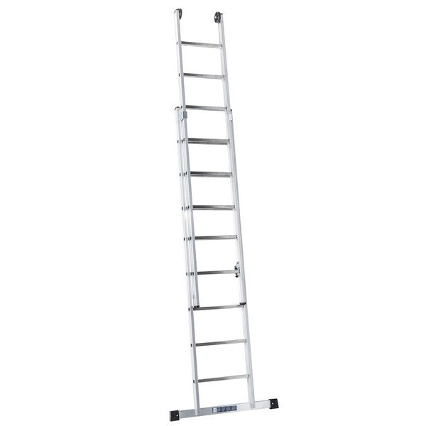 JUMBO skydestige proff 4,2 meter 2x8 trin m/stigefod