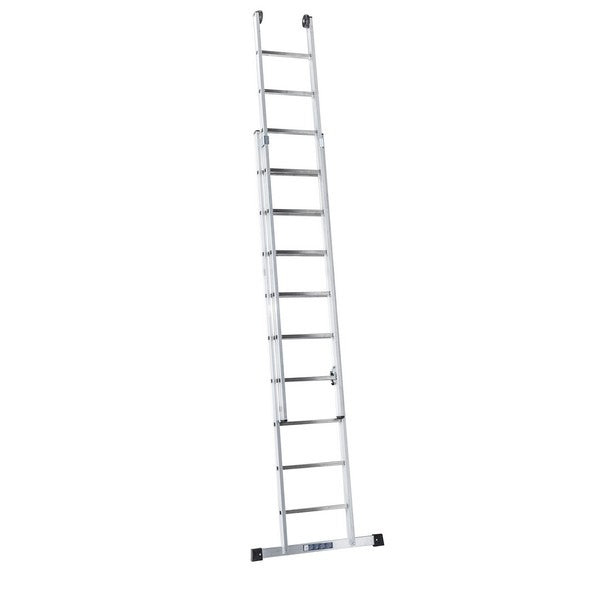 JUMBO skydestige proff 4,8 meter 2x9 trin m/stigefod