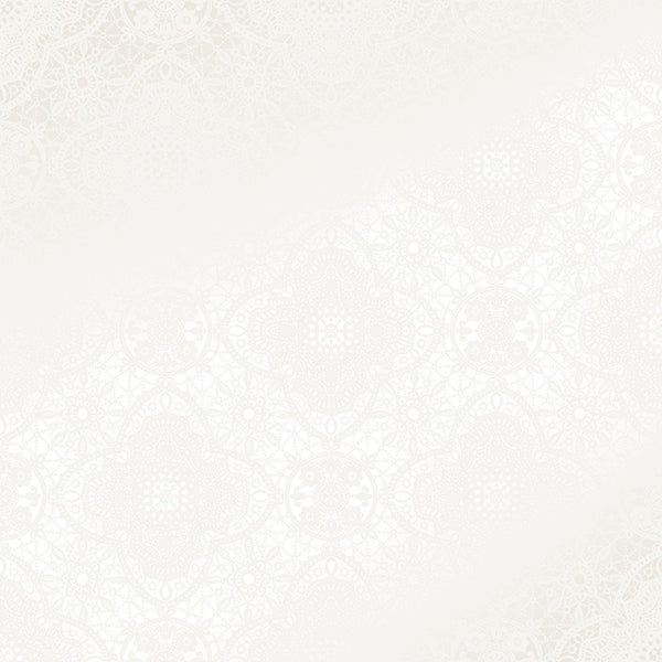 Tapet med mønster lys 0,53x10,05 meter