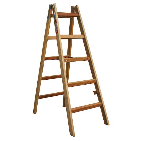 JUMBO træ wienerstige lamineret 2x7 trin 188 cm