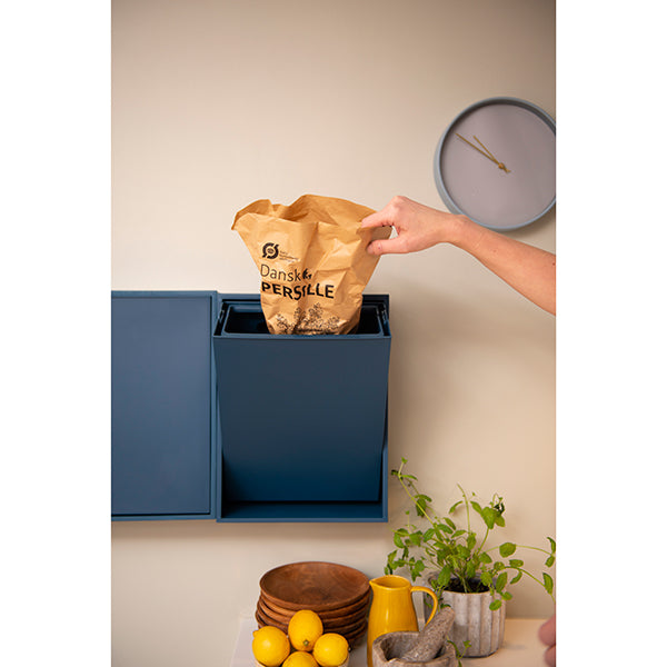 Recycling box - deep dive blue 30x40x15 cm