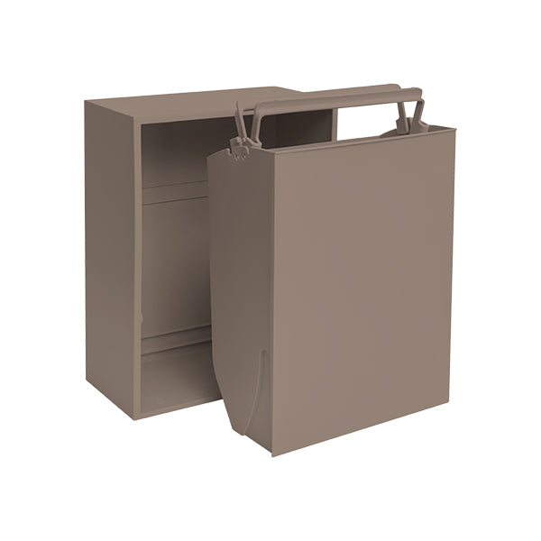 Recycling box - fungi brown 30x40x15 cm