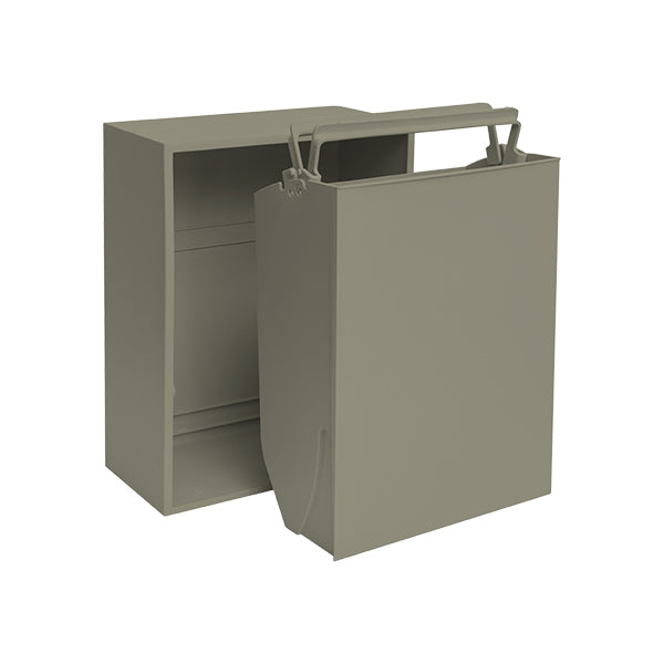 Recycling box - oak green 30x40x15 cm