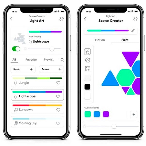 Nanoleaf Shapes LED Hexagons udvidelsespakke 3 paneler