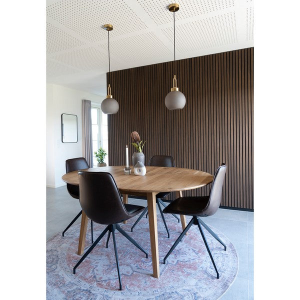 Luton Pendel messing mat glas kugleformet ø20x150 cm