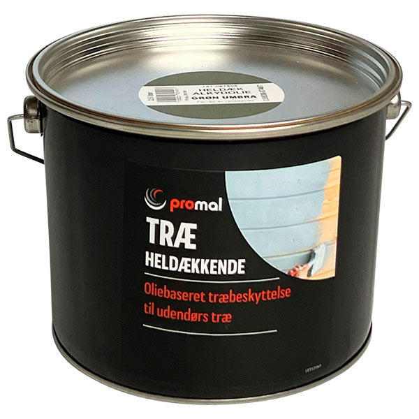 Promal Træbeskyttelse heldækkende olie 2,5 liter - Sort