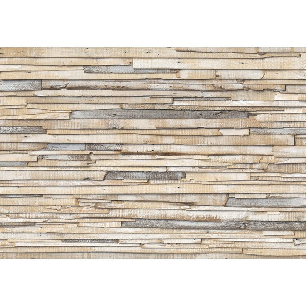 Fototapet Whitewashed Wood 2,54x3,68 meter