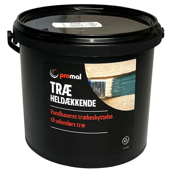 Promal Træbeskyttelse heldækkende vandig 5 liter - Antrazit - Ral 7016