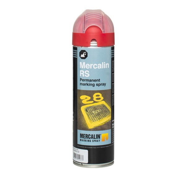 Mercalin mærkespray 500 ml rød