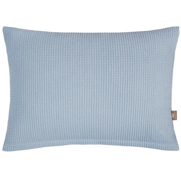 By Skagen Pyntepude Waffle blå 40x60 cm